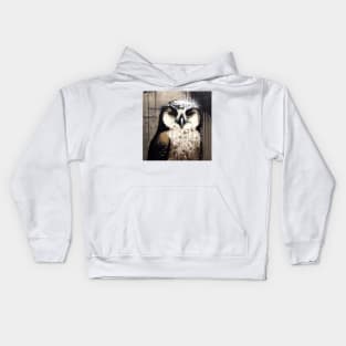 Art should comfort the disturbed and disturb the comfortable - Awesome Owl #9 Kids Hoodie